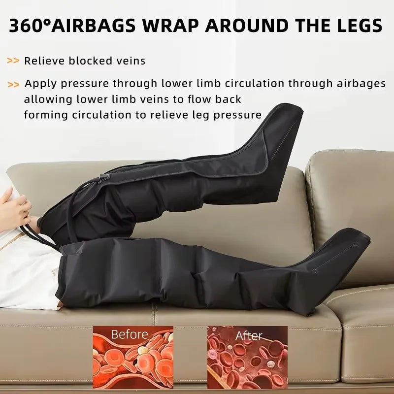 MobilityEnhancer AirWave Full-Leg Compression Massager